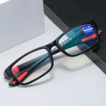 Reading Glasses Men Women Sports Anti-blue Light Reading Eyewear Black Red TR90 Frame Eyeglasses +100 to+400 glasses 4