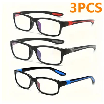 3/1 PCS Sports Reading Glasses Men Women - Comfortable, Stylish Readers with Polycarbonate Lenses