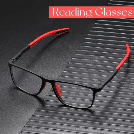 Anti-blue Light Reading Glasses Ultralight TR90 Sport Eyeglasses Women Men Far Sight Optical Eyewear Diopters To +4.0