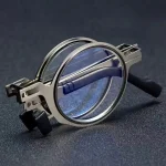Foldable Pocket Reading Glasses for Men Women, Portable Readers +1.0~+4.0 Lightweight Eyeglasses