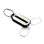 Nose Clip-on Reading Glasses Folding Legless Ultralight Keychain Glasses Men Women Mini Portable Glasses +1.0 To +3.0 5