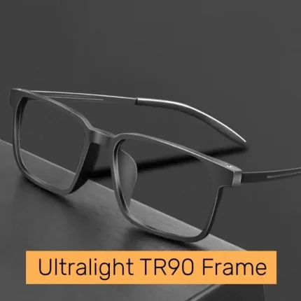 High Quality Pure Titanium Reading Glasses for Men Anti Blue Light Eyewear with Diopter+1.0 To +4.0 2