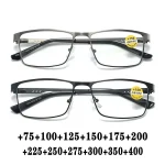 Men Business Reading Glasses Frame for Reader Mens Blue Light Blocking Eyeglasses Classic Spectacles Diopte