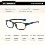 3/1 PCS Sports Reading Glasses Men Women - Comfortable, Stylish Readers with Polycarbonate Lenses 5