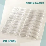20-Piece Set of Integrated Reading Glasses for , with Clear Lenses, Lightweight to Wear, Suitable for Both Men and Women. 3