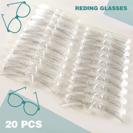 20-Piece Set of Integrated Reading Glasses for , with Clear Lenses, Lightweight to Wear, Suitable for Both Men and Women.