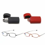 Gift Case Foldable Reading Glasses +1.00 to +4.00 Strength Men Women Anti Blue Light Eyewear 5
