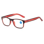 Anti Blue Light Reading Glasses Fashion Women Men Clear Sqaure Computer Eyeglasses Spring Legs Frame Eyewear 5