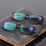 Reading Glasses Men Women Sports Anti-blue Light Reading Eyewear Black Red TR90 Frame Eyeglasses +100 to+400 glasses 3